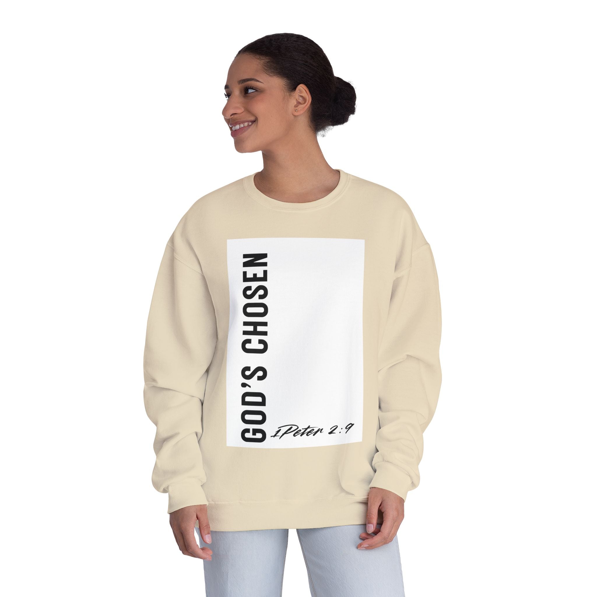 God's Chosen 1 Peter 2:9 Sweatshirt | Scripture Faith Sweatshirt