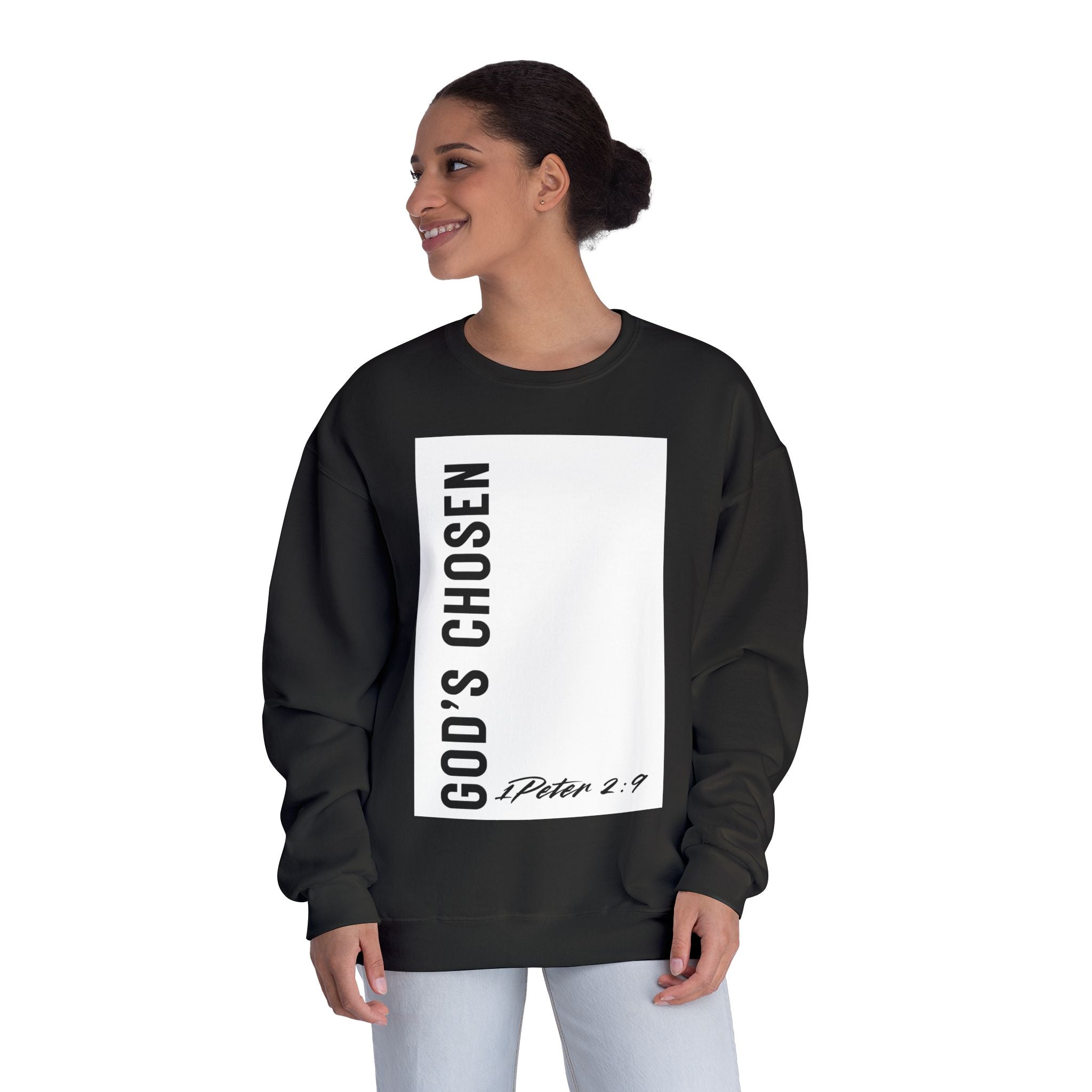 God's Chosen 1 Peter 2:9 Sweatshirt | Scripture Faith Sweatshirt