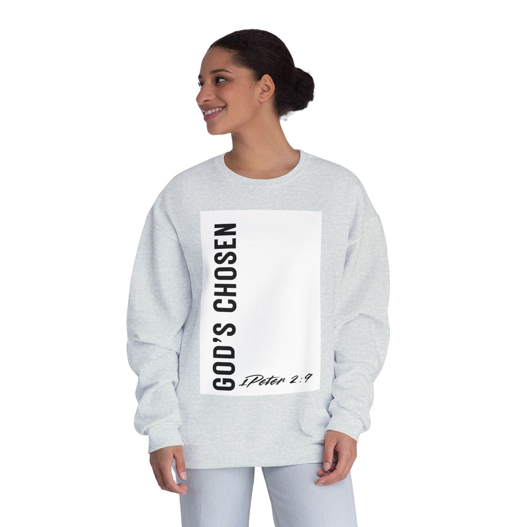 God's Chosen 1 Peter 2:9 Sweatshirt | Scripture Faith Sweatshirt