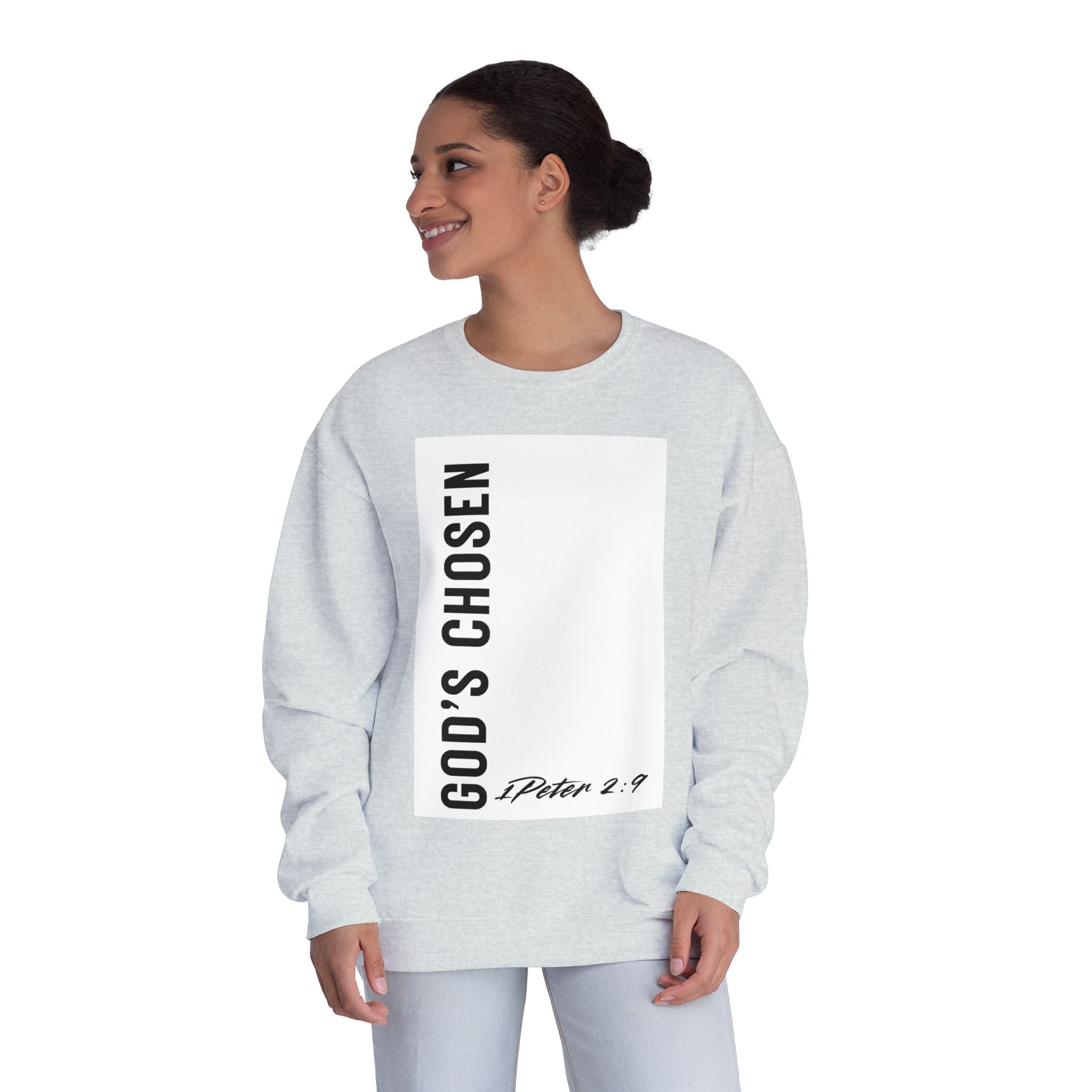 God's Chosen 1 Peter 2:9 Sweatshirt | Scripture Faith Sweatshirt