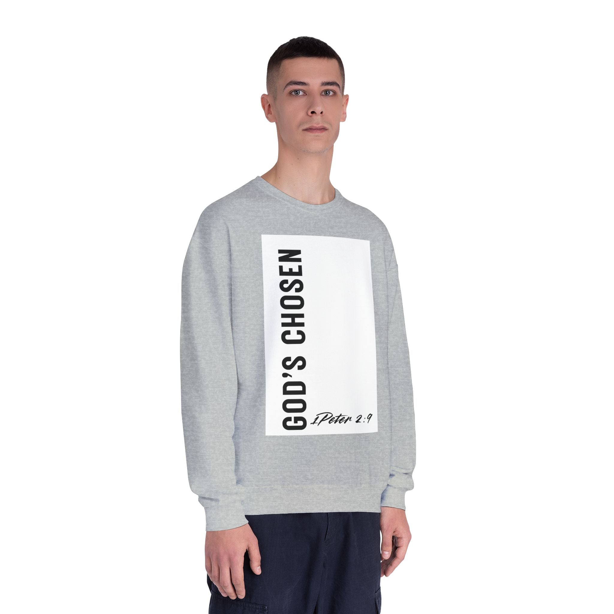 God's Chosen 1 Peter 2:9 Sweatshirt | Scripture Faith Sweatshirt