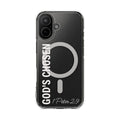 God's Chosen Scripture Verse Phone Case | Magnetic Clear Case