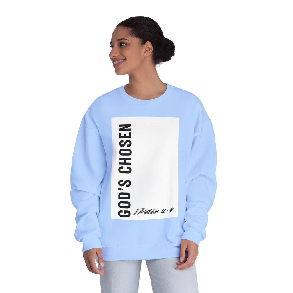 God's Chosen 1 Peter 2:9 Sweatshirt | Scripture Faith Sweatshirt