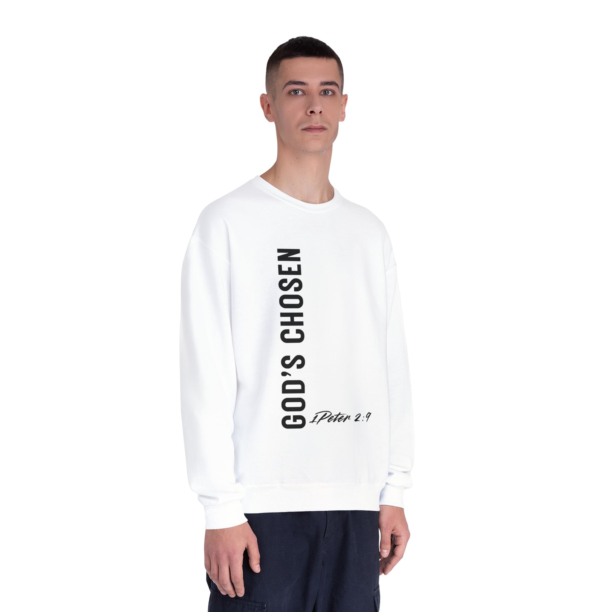 God's Chosen 1 Peter 2:9 Sweatshirt | Scripture Faith Sweatshirt