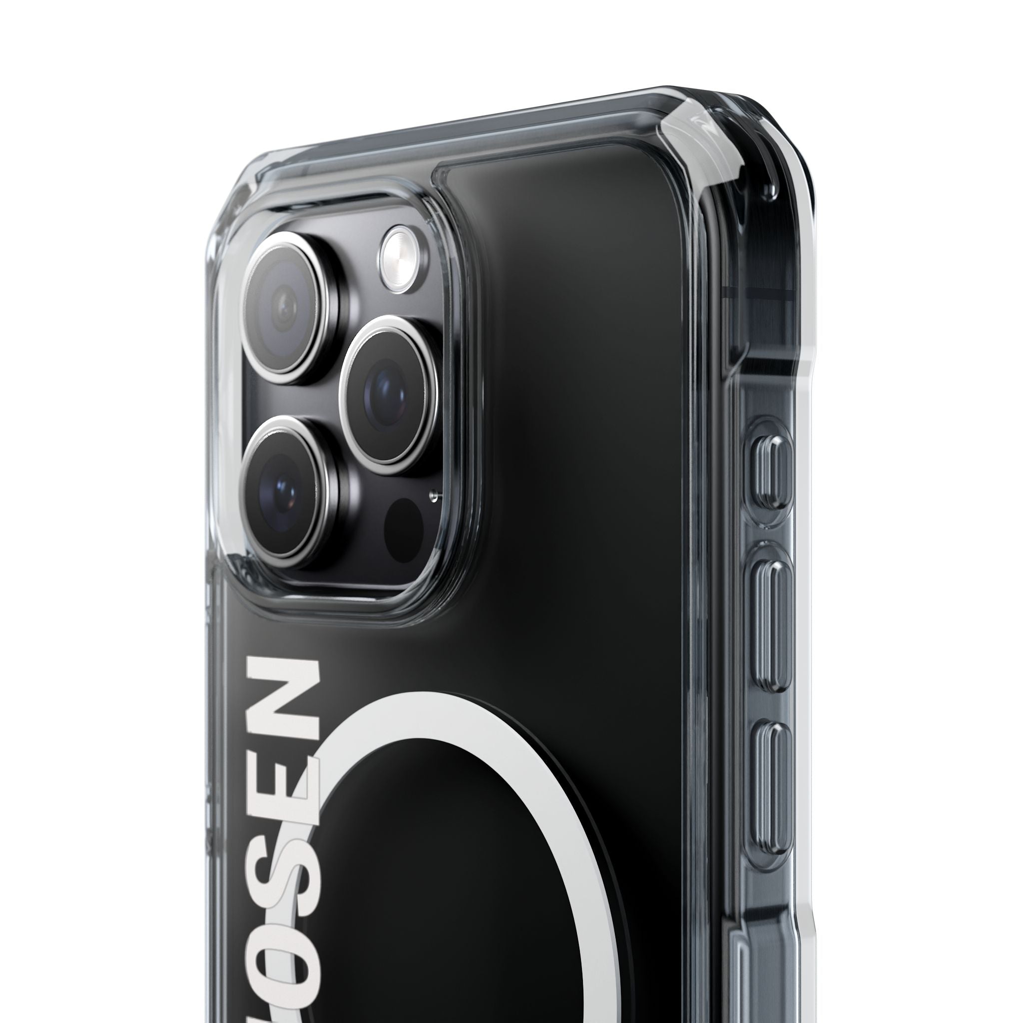 God's Chosen Scripture Verse Phone Case | Magnetic Clear Case