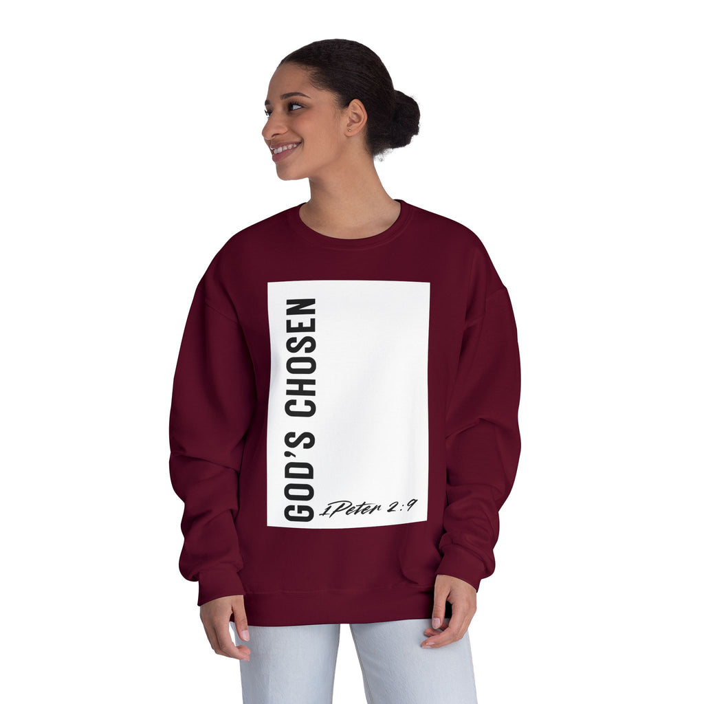 God's Chosen 1 Peter 2:9 Sweatshirt | Scripture Faith Sweatshirt